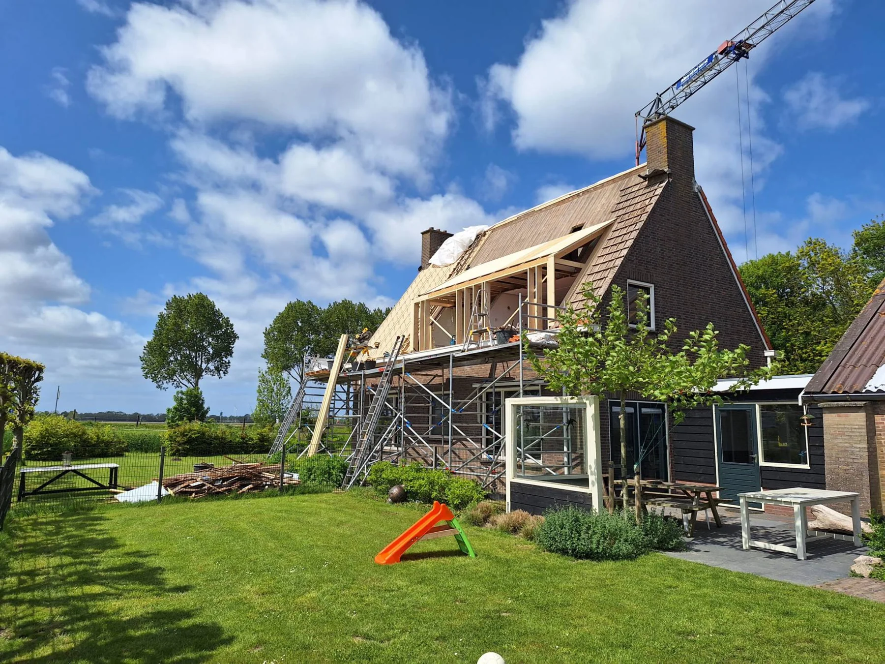 Werk aan een woning